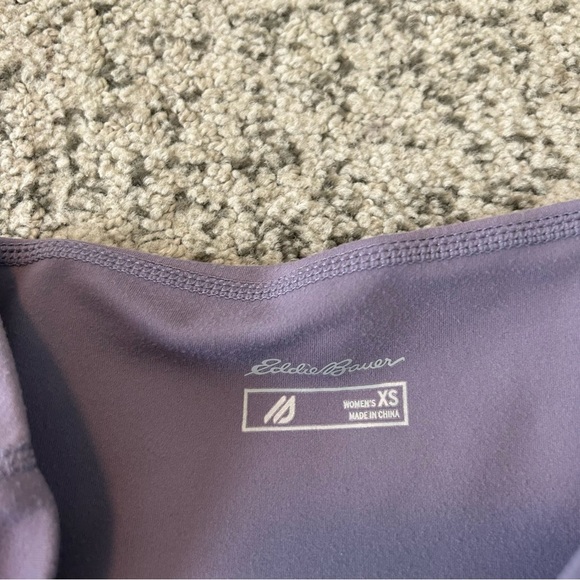 NWT Eddie Bauer Purple Hi-Rise Ankle Cuff Joggers Size XS - Picture 7 of 10